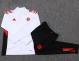 25-26 Bayern White Kids Jacket Tracksuit #E2595(童装)