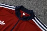 25-26 ARS Jujube red Kids Half Pull Tracksuit #E2560(童装)(半拉链)