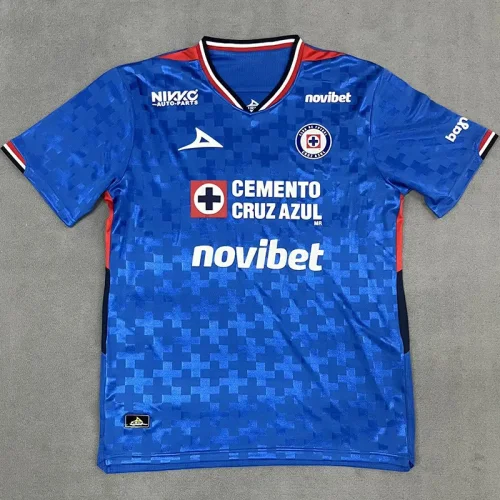 25-26 Cruz Azul Home Fans Soccer Jersey