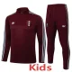 25-26 Ajax Jujube red Kids Half Pull Tracksuit #E2598(童装)(半拉链)