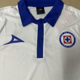 25-26 Cruz Azul White Polo short sleeve