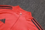 25-26 Bayern Orange Kids Half Pull Tracksuit #E25120(童装)(半拉链)