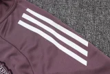 25-26 Man Utd Grey purple Kids Jacket Tracksuit #E2581(童装)