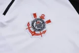 25-26 Corinthians White Half Pull Tracksuit #B2567(半拉链)