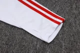 25-26 Bayern White Kids Half Pull Tracksuit #E25109(童装)(半拉链)