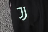 25-26 JUV Black Kids Half Pull Tracksuit #E25110(童装)(半拉链)