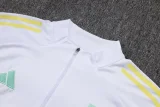 25-26 JUV White Kids Half Pull Tracksuit #E25117(童装)(半拉链)