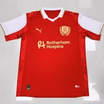25-26 Rotherham United Home Fans Soccer Jersey