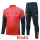 25-26 Bayern Orange Kids Half Pull Tracksuit #E25120(童装)(半拉链)