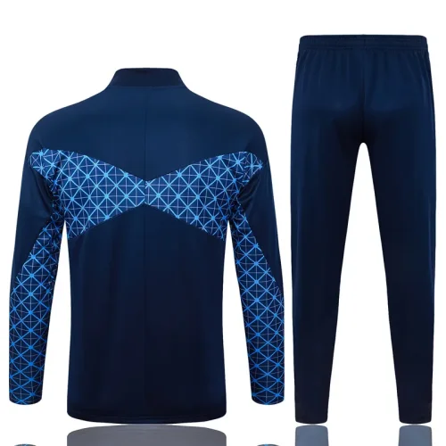 25-26 PSG Royal blue Half Pull Tracksuit #B2566(半拉链)