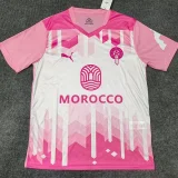 25-26 Morocco Pink White Special Edition Training shirts (英文)
