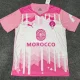 25-26 Morocco Pink White Special Edition Training shirts (英文)