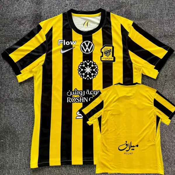 25-26 Ittihad Home Fans Soccer Jersey