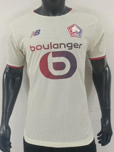 25-26 Lille Away Player Version Soccer Jersey