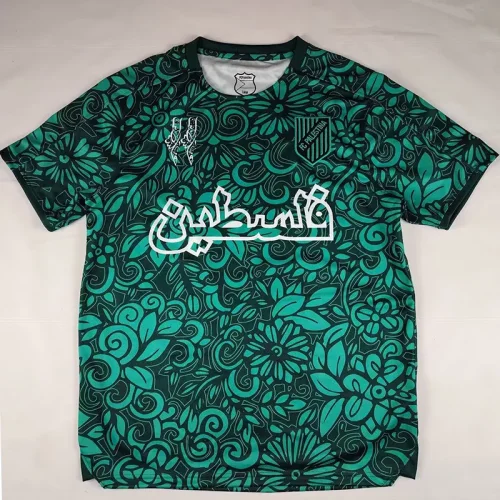 25-26 Palestina FC Green Training shirts (阿拉伯文)