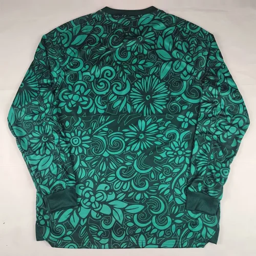 25-26 Palestina FC Green Long Sleeve Training shirts (阿拉伯文)(长袖)