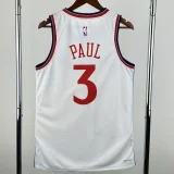 24-25 Clippers PAUL #3 White City Edition Top Quality Hot Pressing NBA Jersey