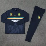 25-26 Cameroon Royal blue Half Pull Tracksuit (半拉链)