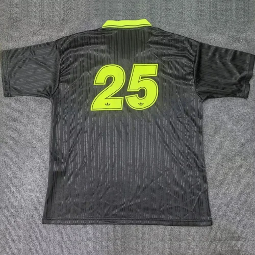 2025 Ad Oasis Joint Edition #25 Black Polo Short Sleeve (绿边)