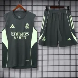 25-26 RMA Army green Tank top and shorts suit