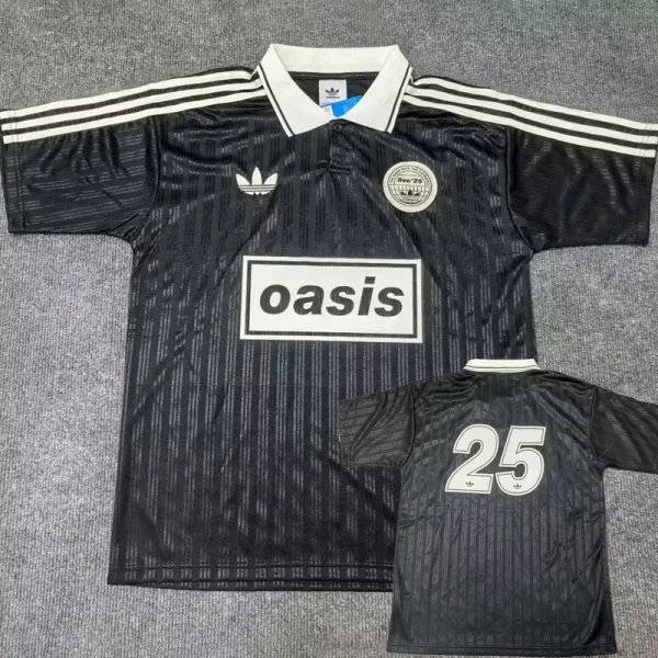 2025 Ad Oasis Joint Edition #25 Black Polo Short Sleeve