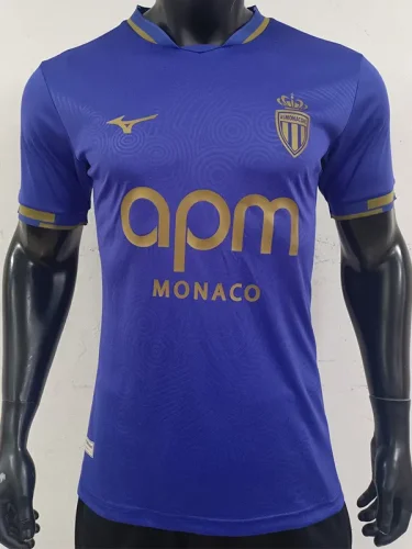 25-26 Monaco Away Player Version Soccer Jersey