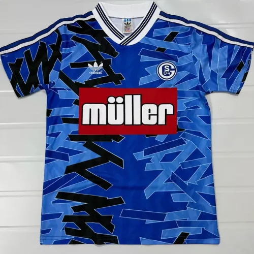 1993-1994 Schalke 04 Home Retro Soccer Jersey
