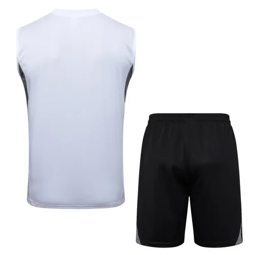 25-26 Germany White Tank top and shorts suit #D25163