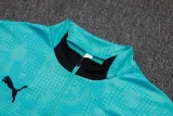 25-26 Marseille Light blue Half Pull Tracksuit (半拉链)