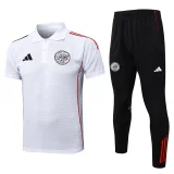 25-26 Ajax White Polo Tracksuit #C2559