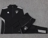 25-26 Germany Black Jacket Tracksuit #A2573