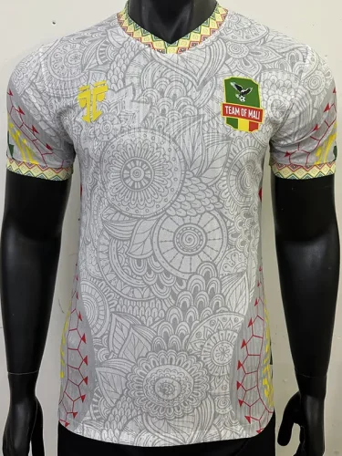 25-26 Mali White Player Version Soccer Jersey