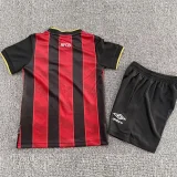 25-26 Bournemouth Home Kids Soccer Jersey