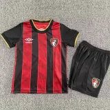 25-26 Bournemouth Home Kids Soccer Jersey