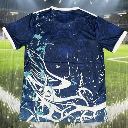 25-26 RMA Dark Blue Special Edition Fans Training Shirts (狮头)