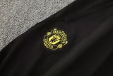 25-26 Man Utd Black Half Pull Tracksuit (半拉链)