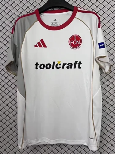 25-26 Nürnberg FC Away Fans Soccer Jersey