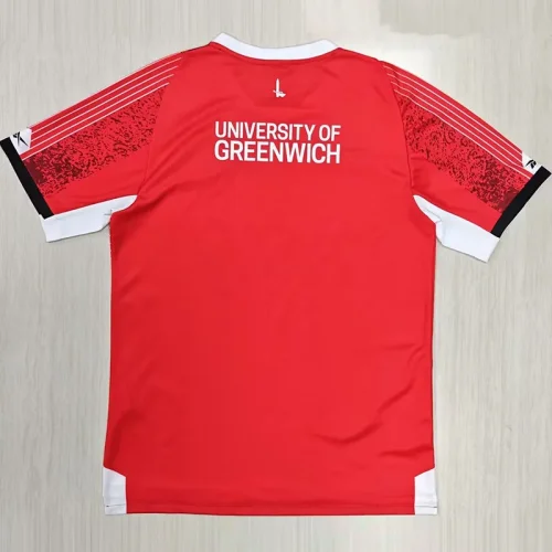 25-26 Charlton Athletic Home Fans Soccer Jersey