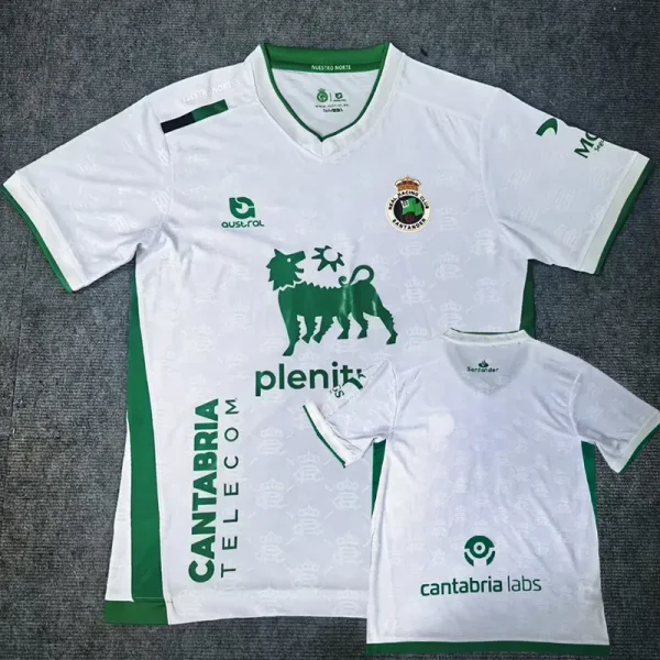 25-26 Racing de Santander Home Fans Soccer Jersey