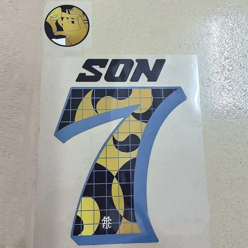 25-26 TOT Home Print Picture Son #7 Fans Soccer Jersey