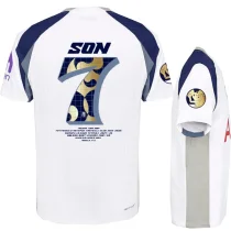 25-26 TOT Home Print Picture Son #7 Fans Soccer Jersey