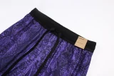 C2510 Jordan Purple Casual Short Pants #蛇纹紫