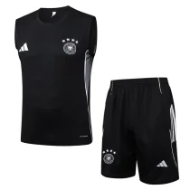 25-26 Germany Black Tank top and shorts suit #D25165