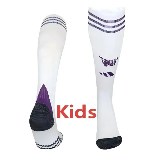 25-26 Man Utd Away White Kids Socks(儿童)