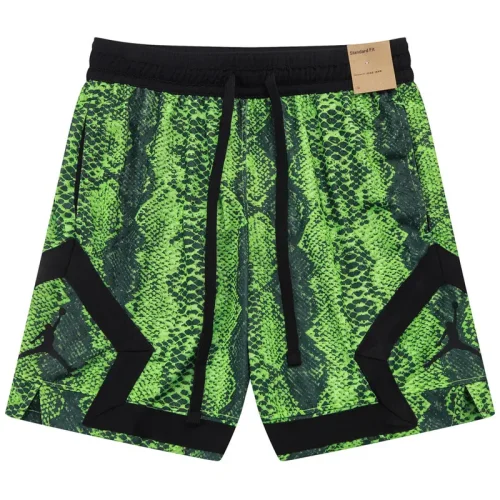 C2509 Jordan Green Casual Short Pants #蛇纹绿