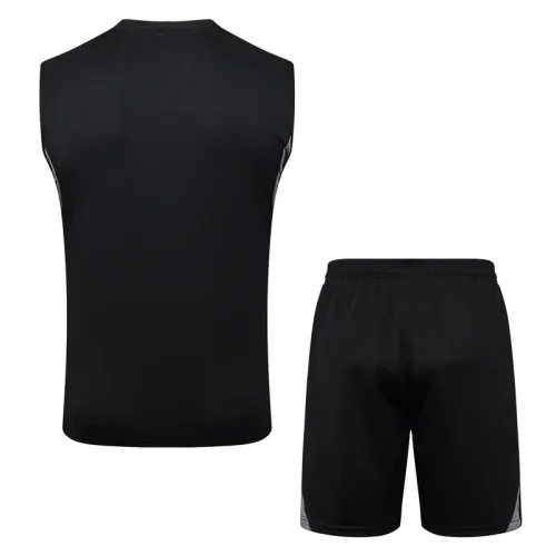 25-26 Germany Black Tank top and shorts suit #D25165