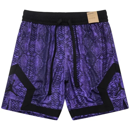 C2510 Jordan Purple Casual Short Pants #蛇纹紫