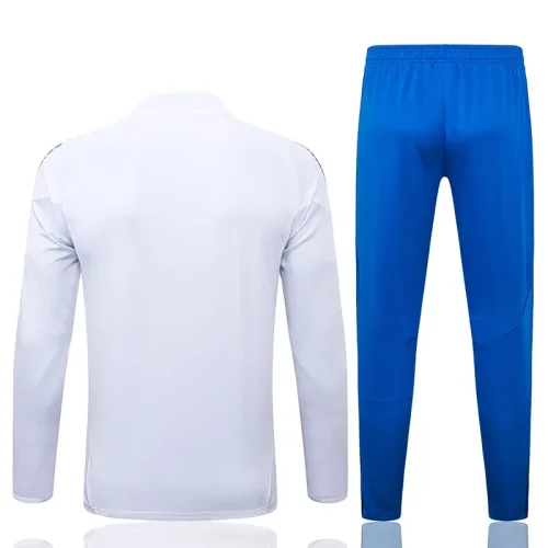 25-26 RMA White Kids Half Pull Tracksuit #E25124(童装)(半拉链)