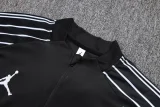 25-26 PSG Jordan Black Kids Half Pull Tracksuit #E25132(童装)(半拉链)