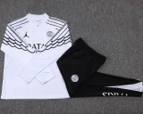25-26 PSG Jordan White Kids Half Pull Tracksuit #E25133(童装)(半拉链)